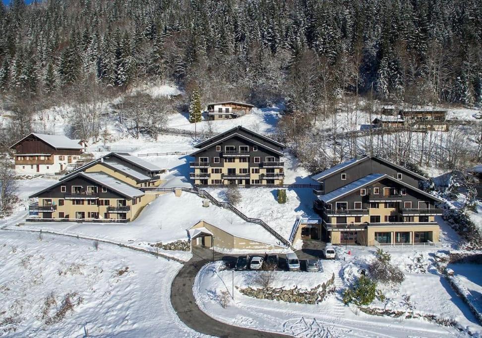 Appartement Dans Chalet Avec Piscine Couverte Saint-Gervais-les-Bains Esterno foto